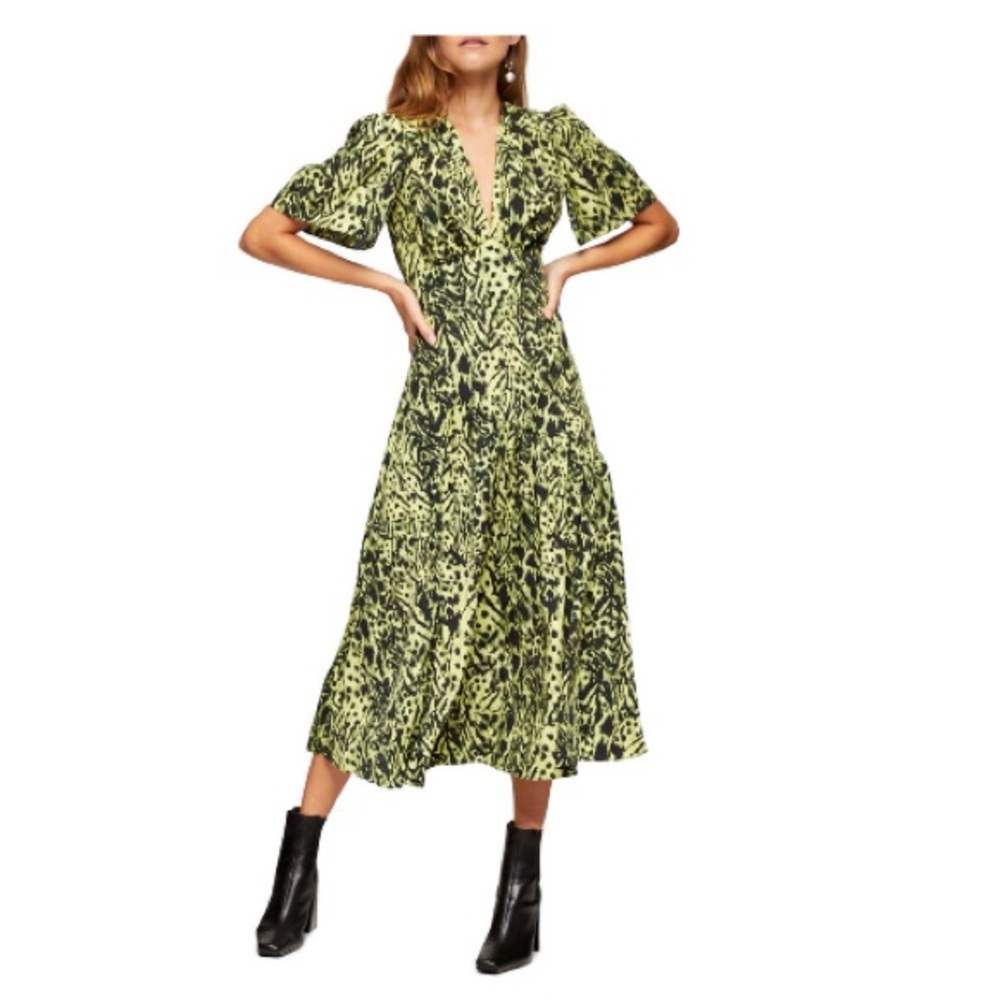 Top shop dress with side slit